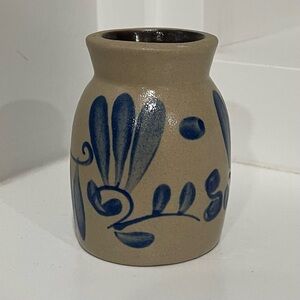 Vintage Beaumont Brothers Pottery BBP Small Salt Glazed Jar Crock Vase Stoneware